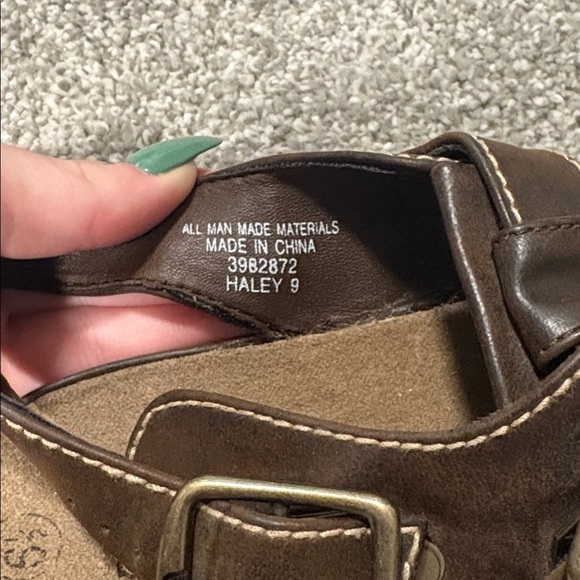 VTG 90s y2k Women's Buckle Chunky Platform Fisherman Sandals - Picture 6 of 6